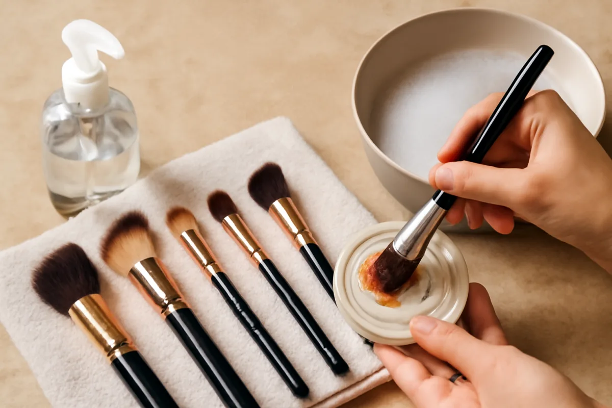 Come pulire correttamente i pennelli da trucco? Il metodo rapido per evitare imperfezioni
